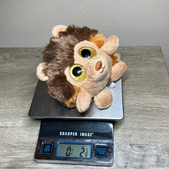 Fiesta Lubby Cubby Hedgehog Round Plush Sparkle Googly Eyes 3.5” Stuffed Animal - Picture 7 of 10